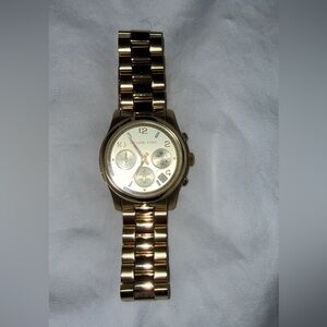 Michael Kors Rose Gold Chronograph Bracelet Watch